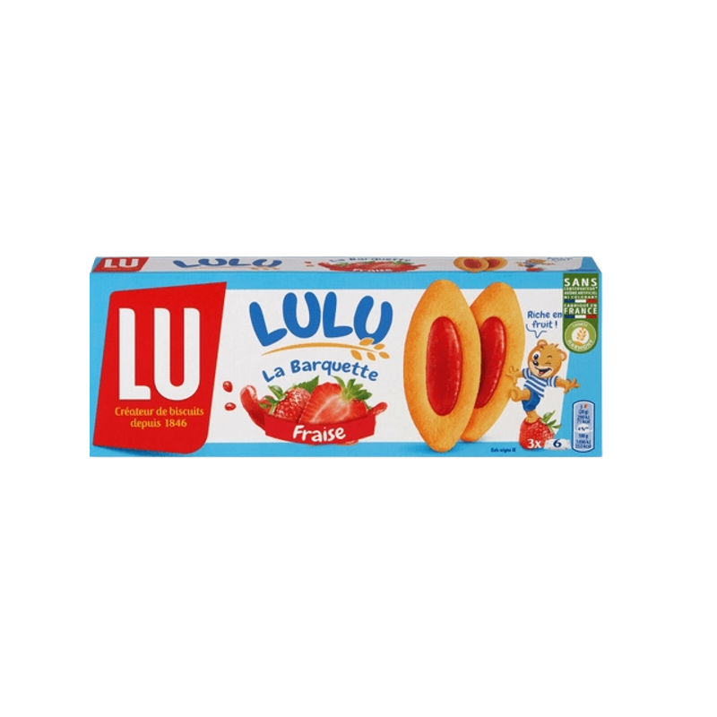 LU Barquette Strberry Biscuits (120g)