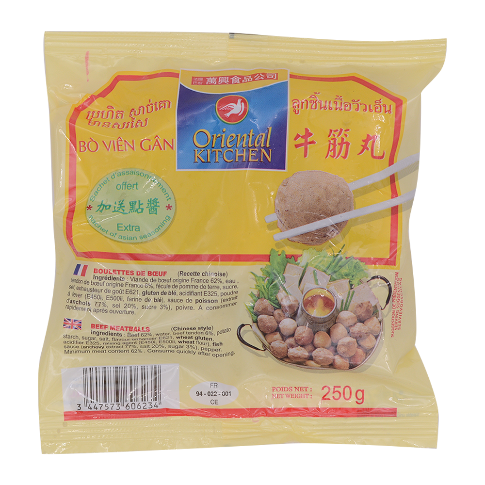 OK Bò Viên Gân / Beef Ball with Nerve (250g)
