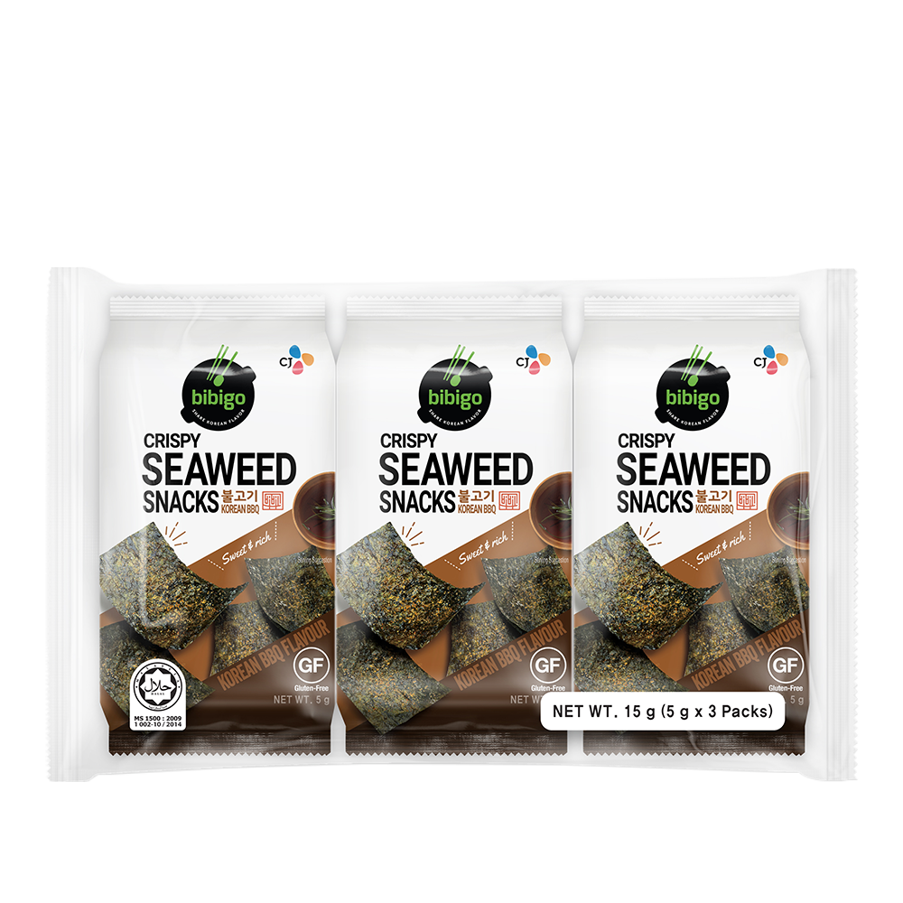 CJB Crispy Seaweed BBQ Flavour (3x5g)
