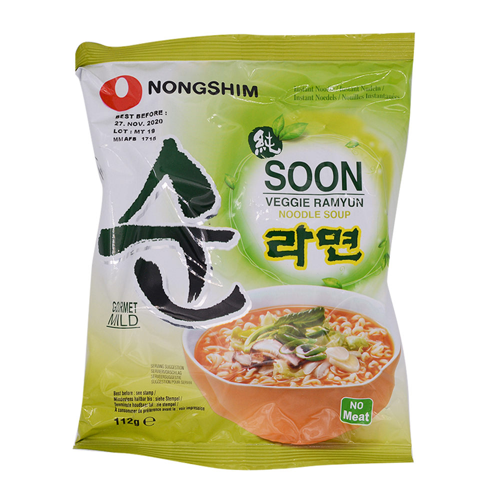 NS Soon Veggie Ramyun in Bag (112g)