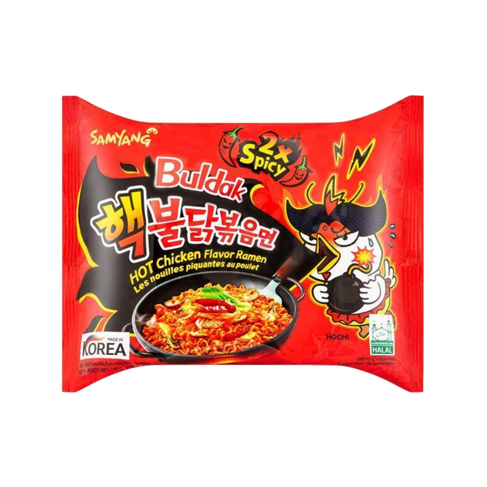 SY Buldak Ramen "2xSpicy" in Bag (140g)