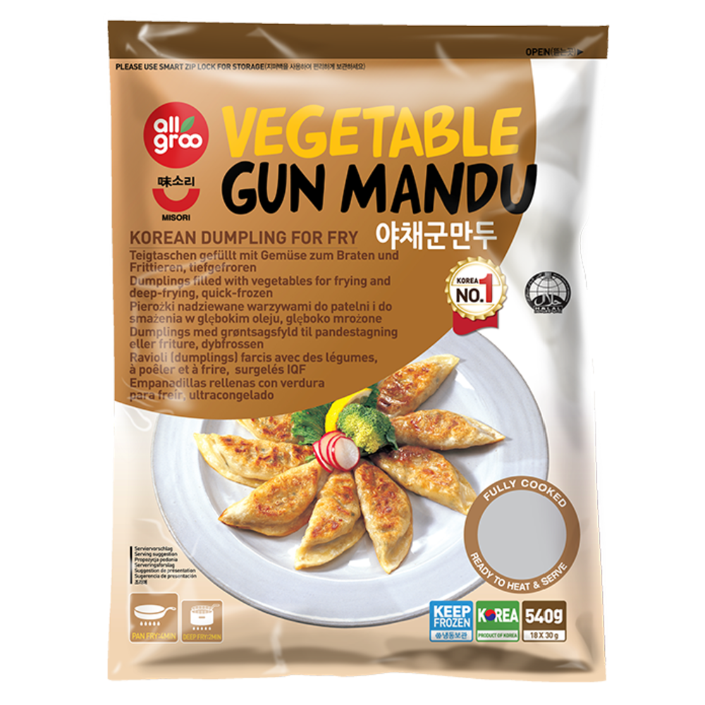 AGR Vegetable Gun Mandu (12x540g)