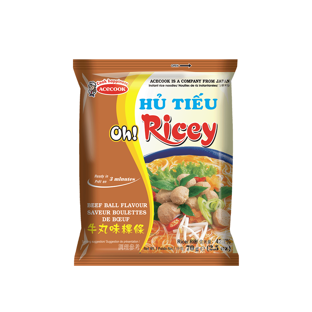 OR "Hủ Tiếu Bò Viên" in Bags (24x70g)