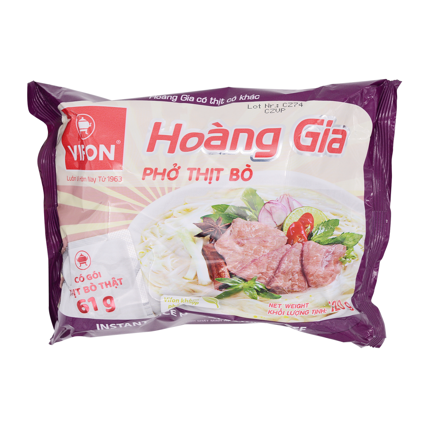 HOANG GIA "Phở Bò" / Beef Pho (120g)