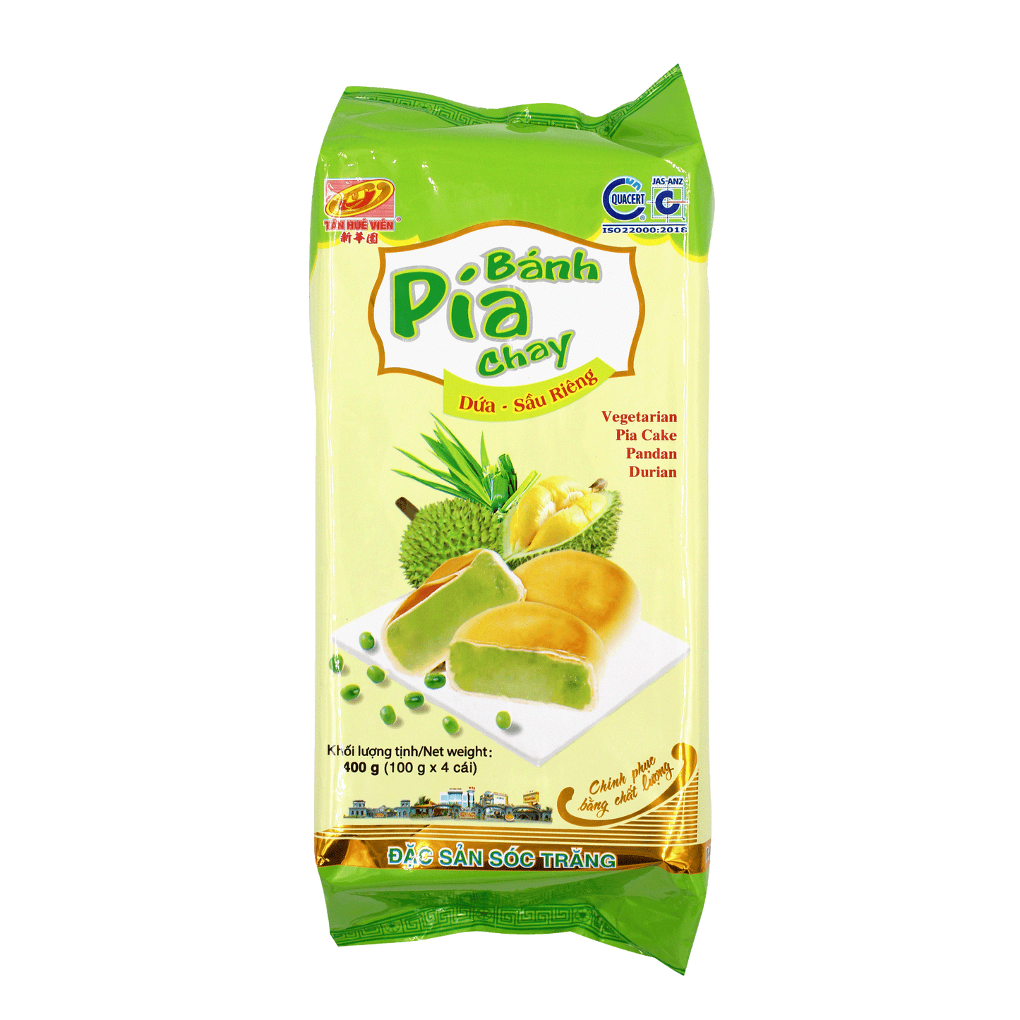 THV Pía Cake Mè Đen Sầu Riêng (20x400g)