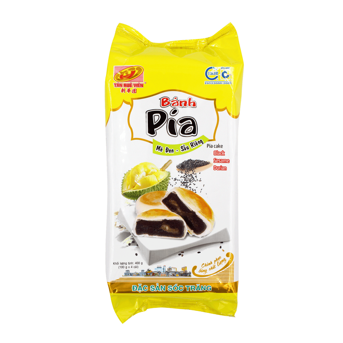 THV Pía Cake Mè Đen Sầu Riêng (400g)