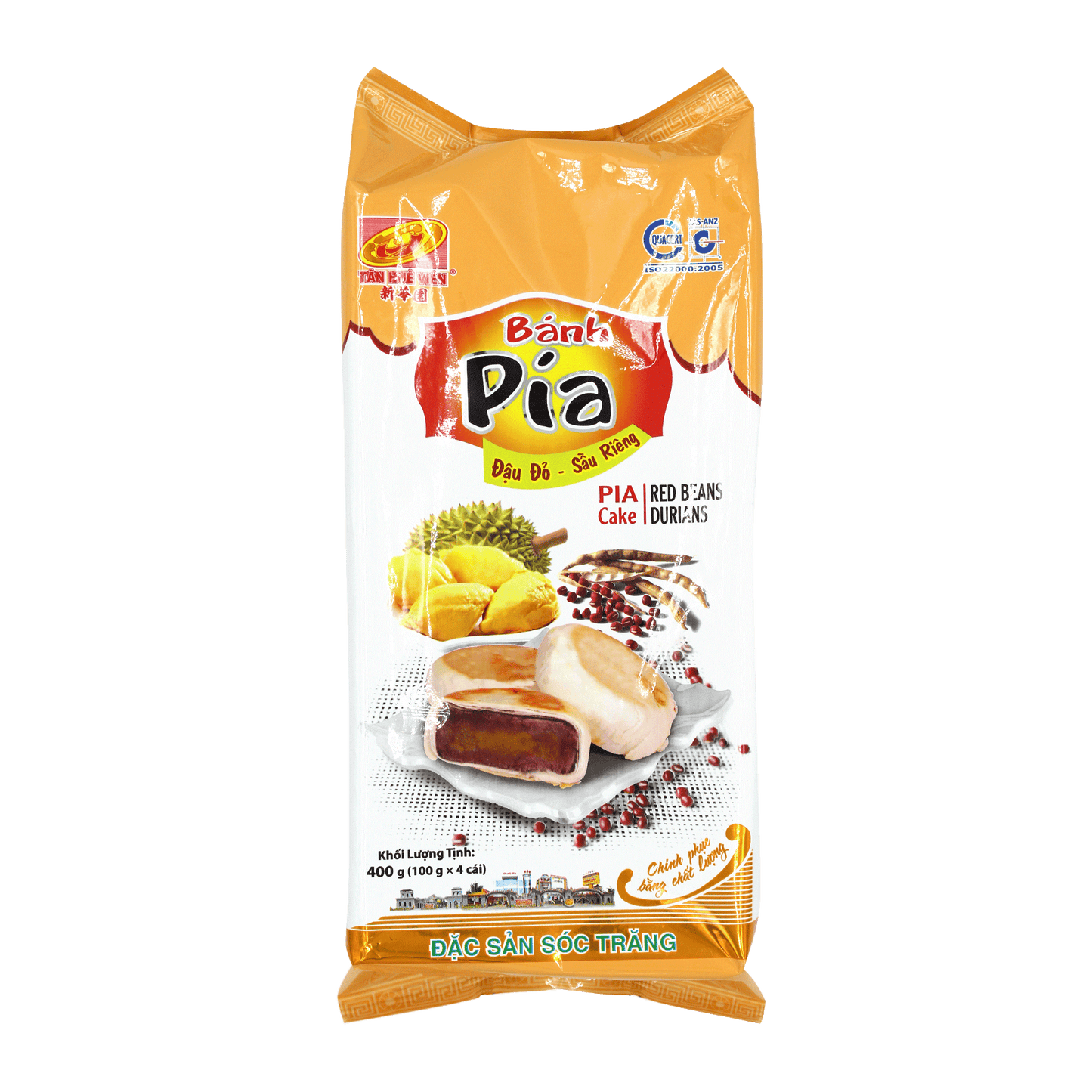 THV Pía Cake Đậu Đỏ Sầu Riêng (400g)