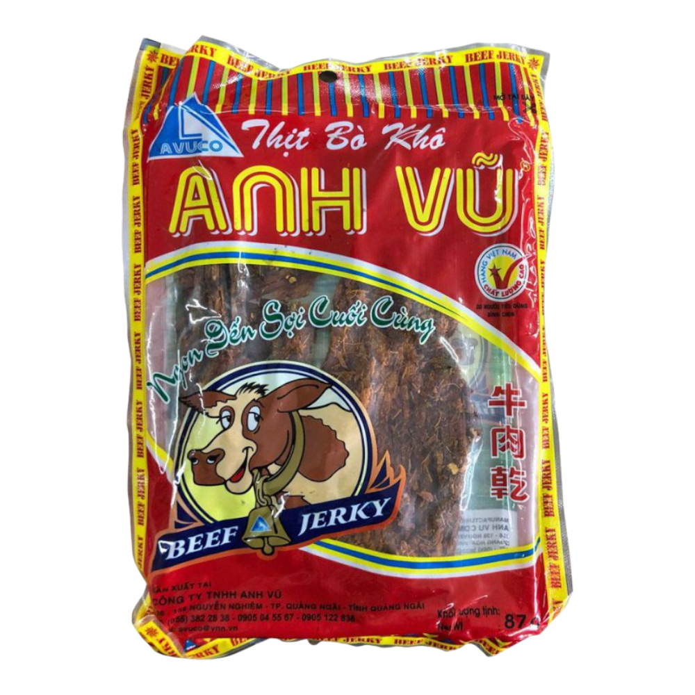 ANH VU Khô Bò Miếng / Whole Jerky (87g)