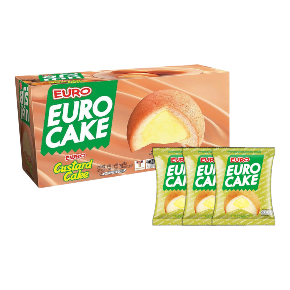 EURO Bánh Trứng Thái / Custard Cake (20x12x17g)