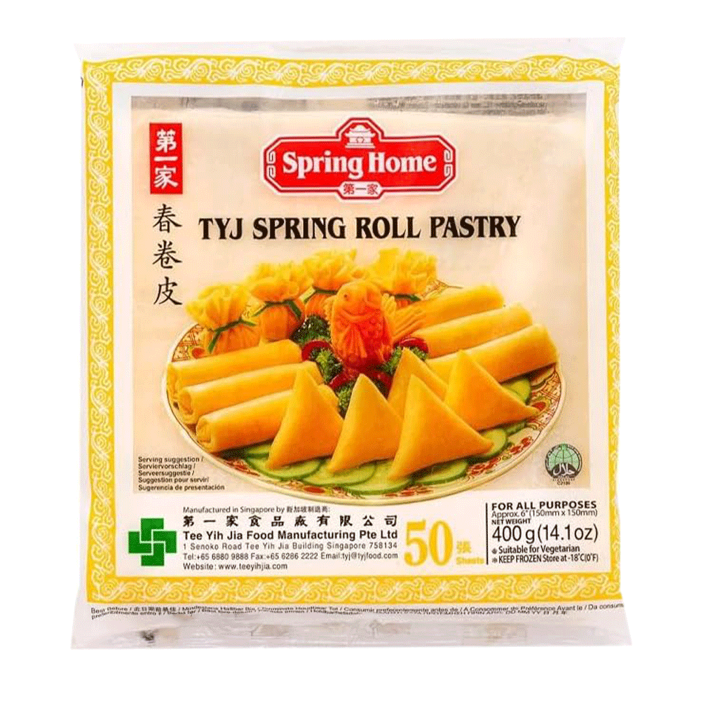 TYJ 6" / Spring Roll Pastry 6" (40x400g/50s)