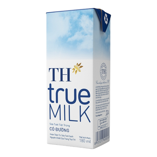TH True Milk Sữa Có Đường / with Sugar (12x4x180ml)