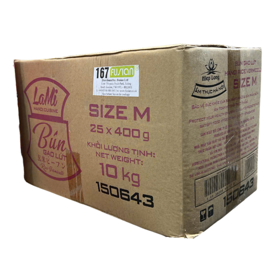LAMI "Bún Gạo Lứt" / Brown Rice Vermicelli (25x400g)