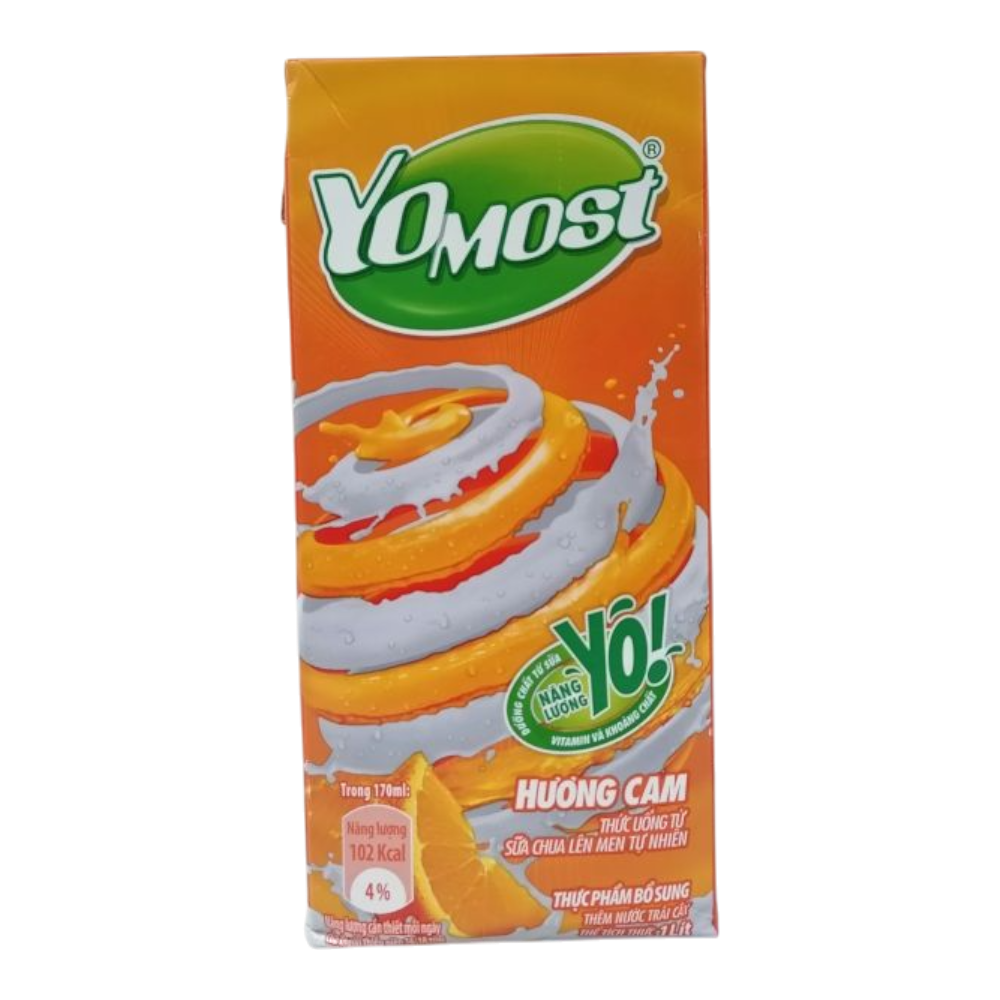 YM Sữa Chua Vị Cam Orange (12x4x170ml)