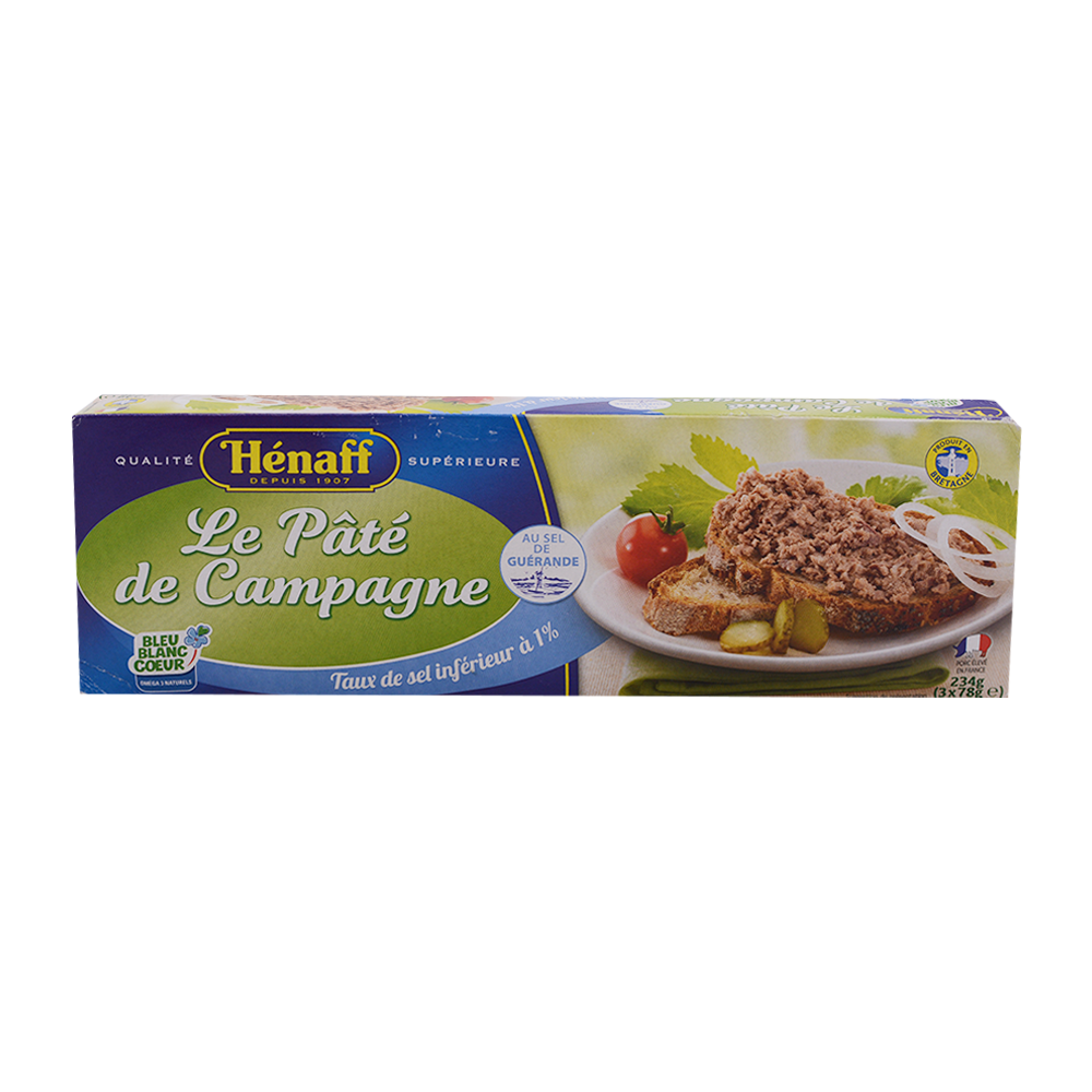 HNF Pate de Campagne (3x78g)