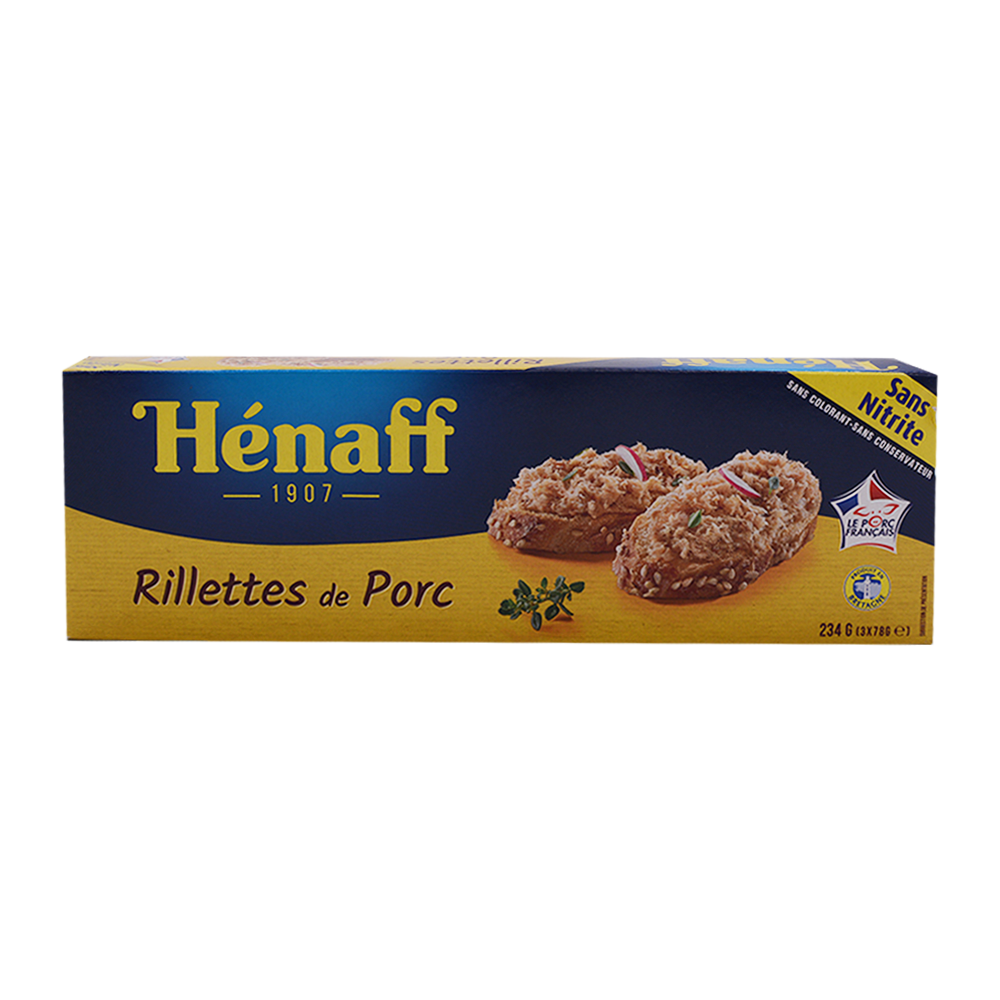 HNF Pate Ruốc Heo Rillettes de Porc (3x78g)