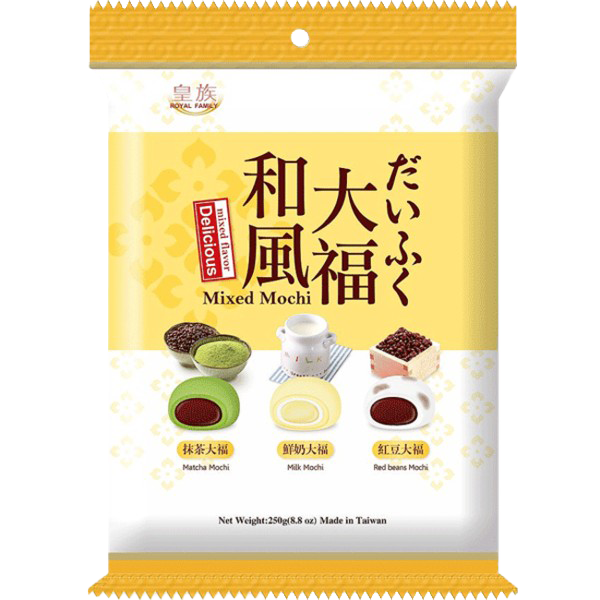 RF Mix Mochi Mcha Milk RBean (12x250g)