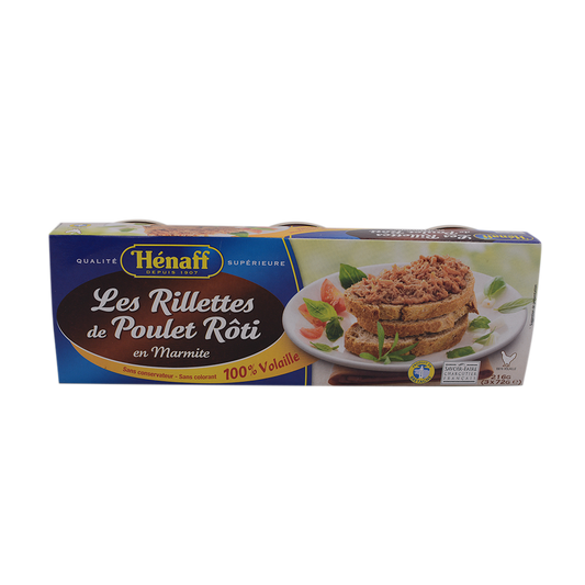 HNF Pate Gà Rillettes de Poulet Roti (3x72g)