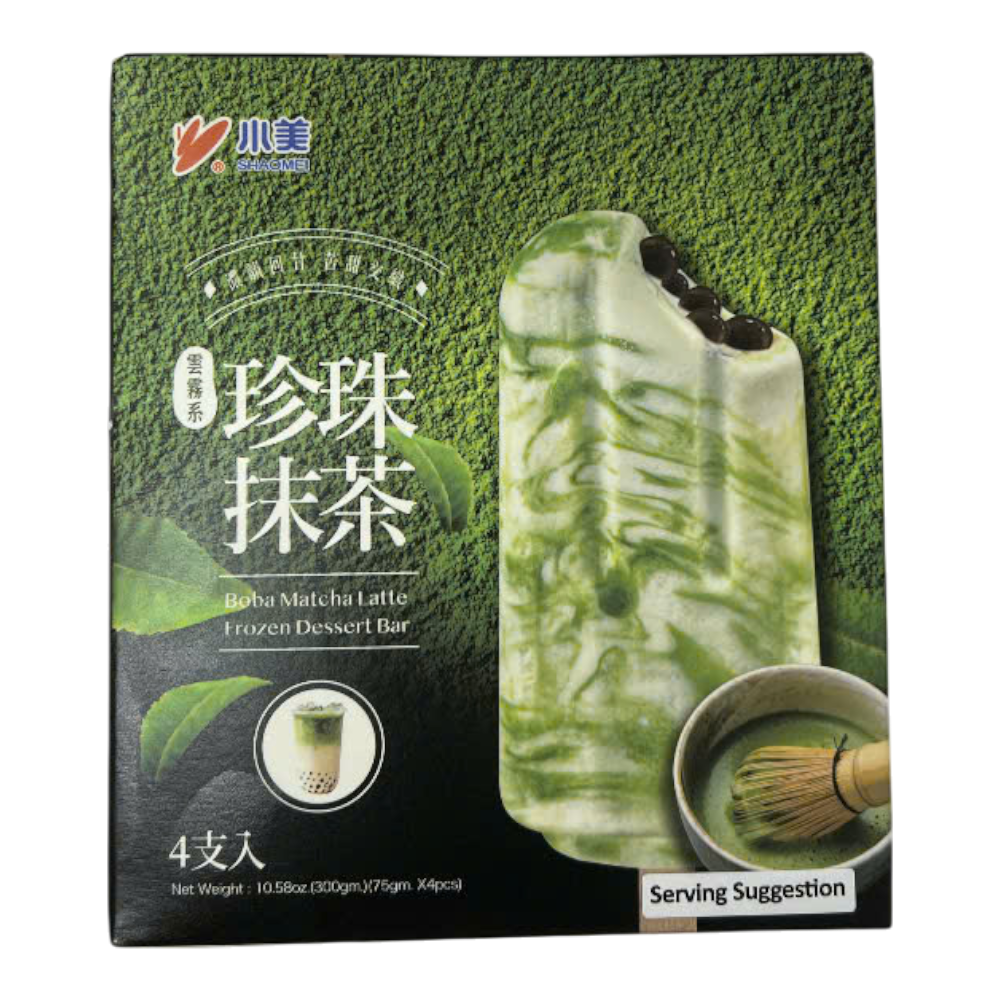 SM Kem Trân Châu / Boba Matcha Latte Ice Bar (4x75g)