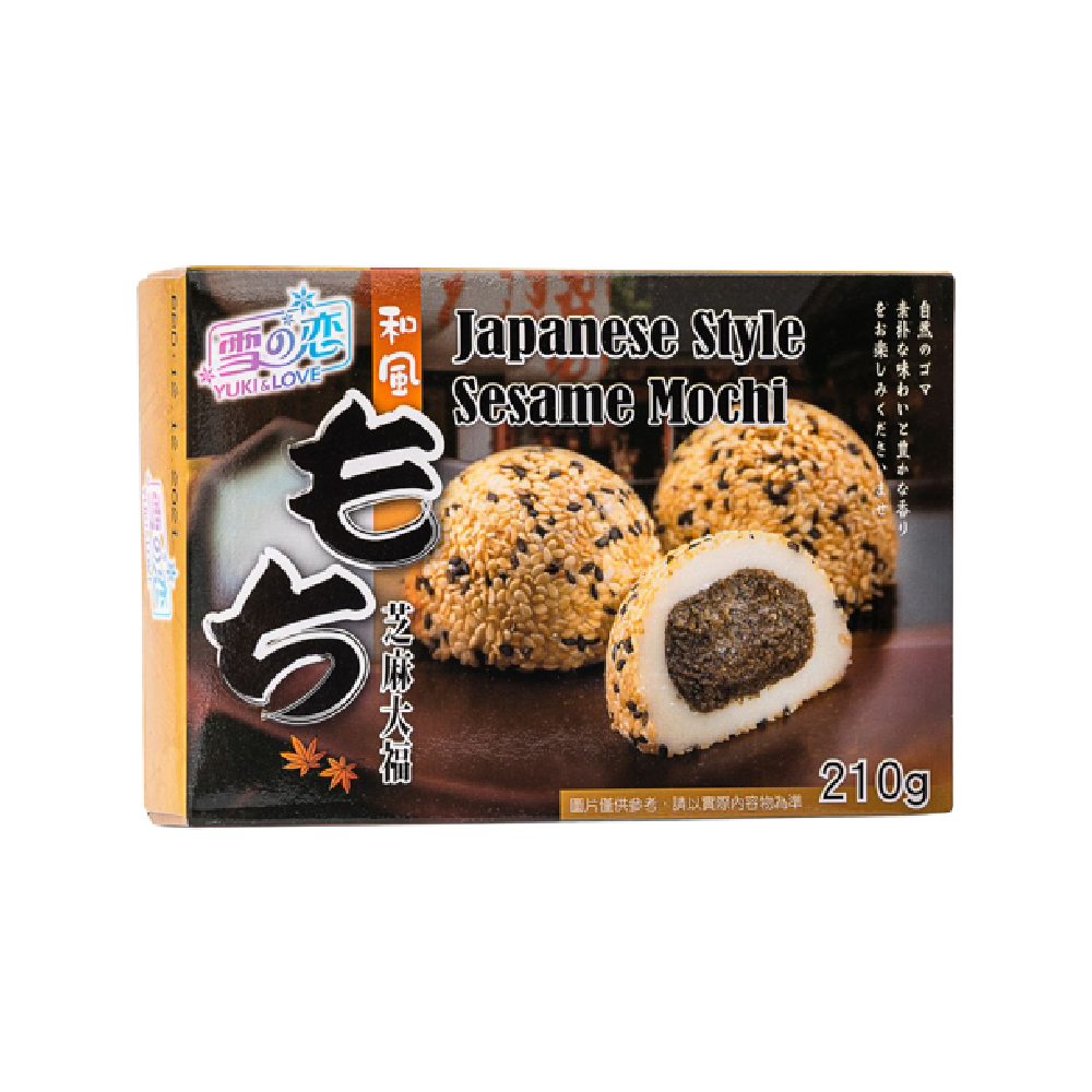 Y&K Japanese Style Sesame Mochi 210g
