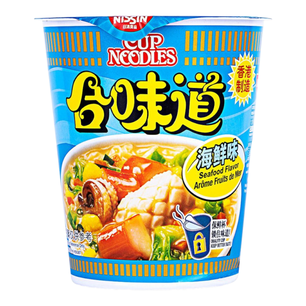 NIS Mì Ly Hải Sản Seafood Cup (24x72g)
