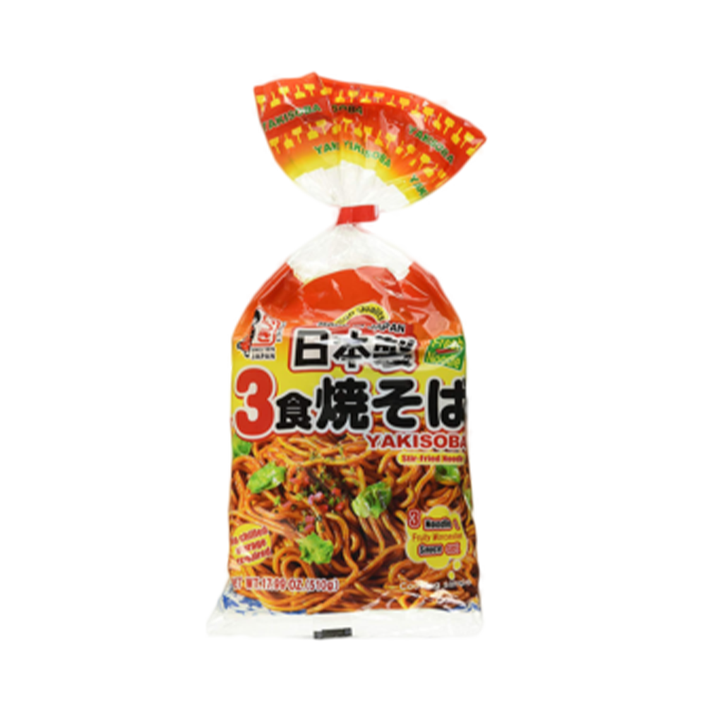 ISK Yakisoba Noodles with Sauce (510g)