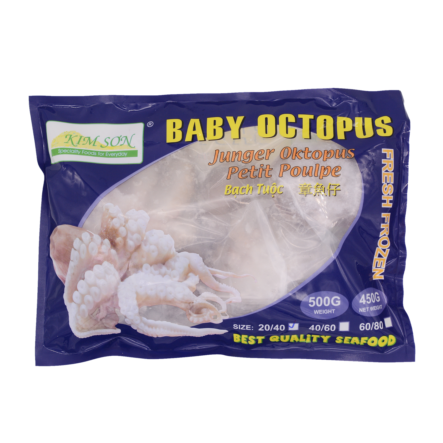 KS Baby Octopus / Bach Tuoc 20/40 (500g)