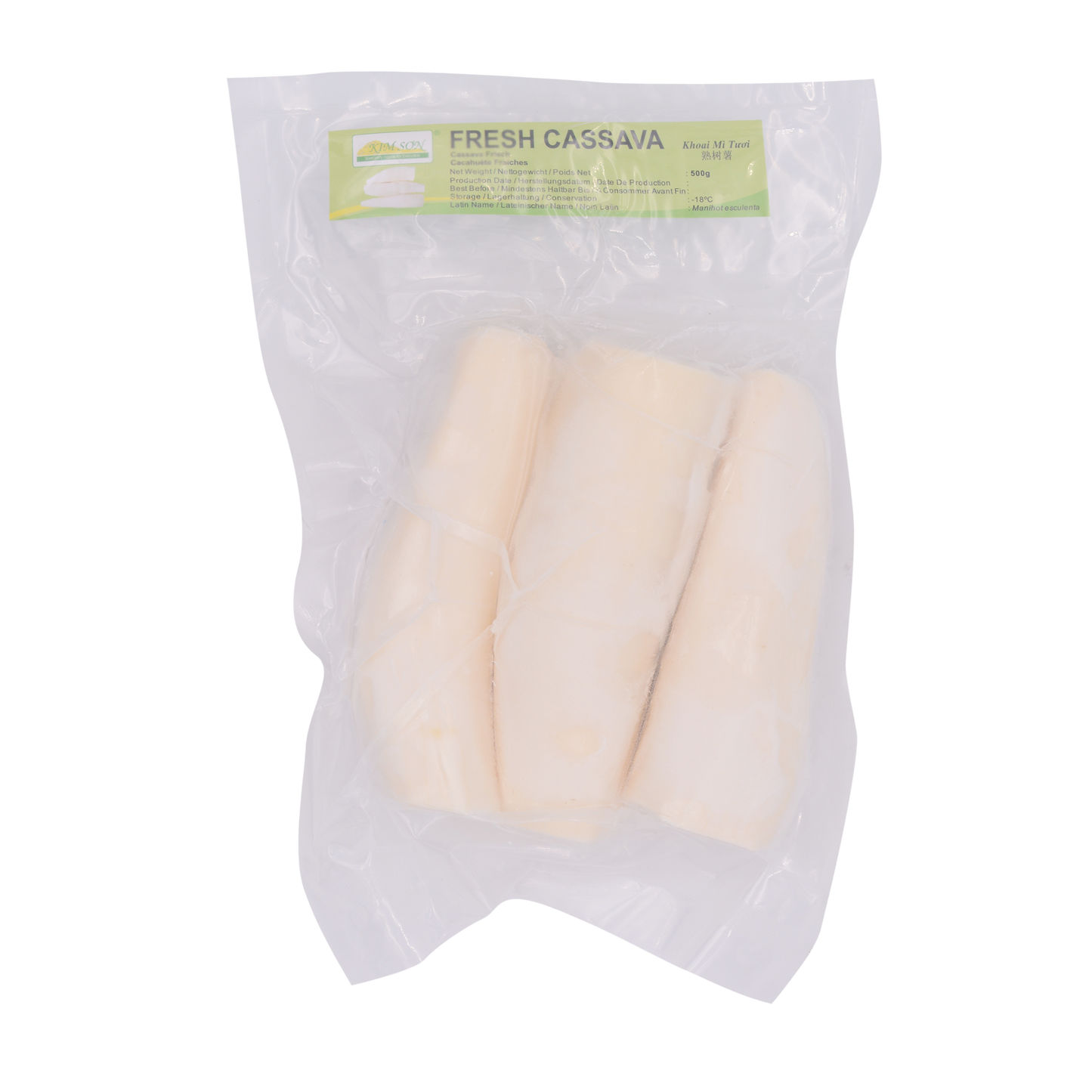 KS Khoai Mì Bóc Vỏ / Whole Peeled Cassava (500g)