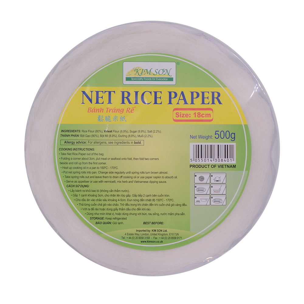 KS Bánh Tráng Rế 18cm / Net Rice Paper (500g)
