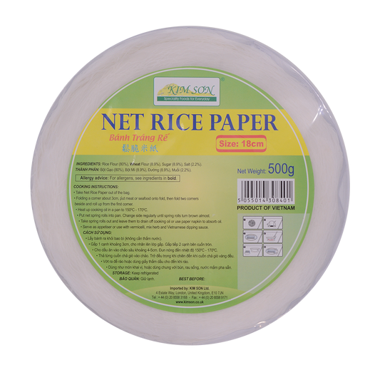 KS Bánh Tráng Rế 18cm / Net Rice Paper (500g)