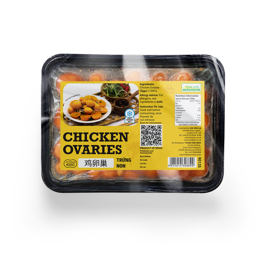 KS Trứng Gà Non / Frozen Chicken Ovaries (400g)