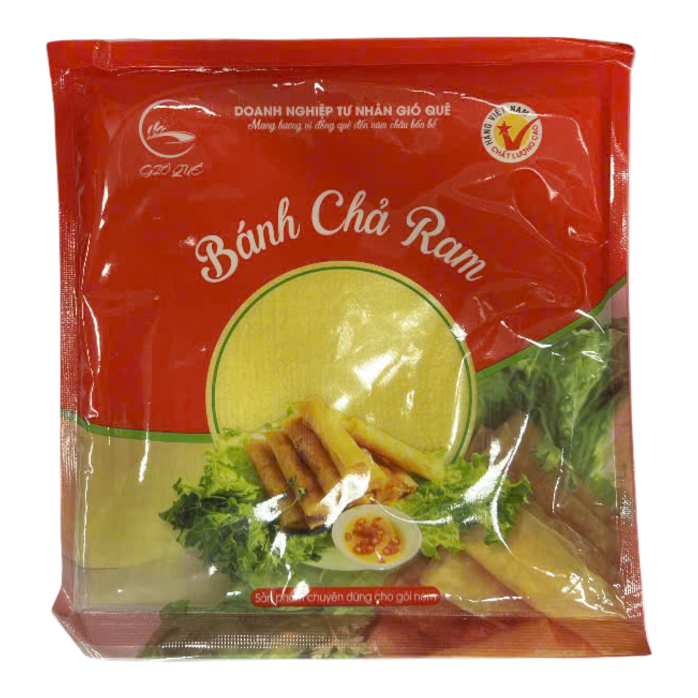 GIO QUE Bánh Chả Ram / Square Rice Paper (200g)