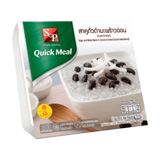 S&P Sago & Black Bean w Coconut Cream (170g)