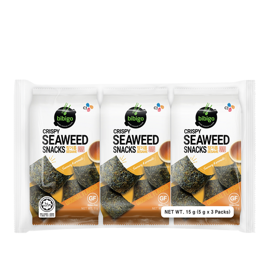 CJB Crispy Seaweed Sesame Flv 15g/3pk