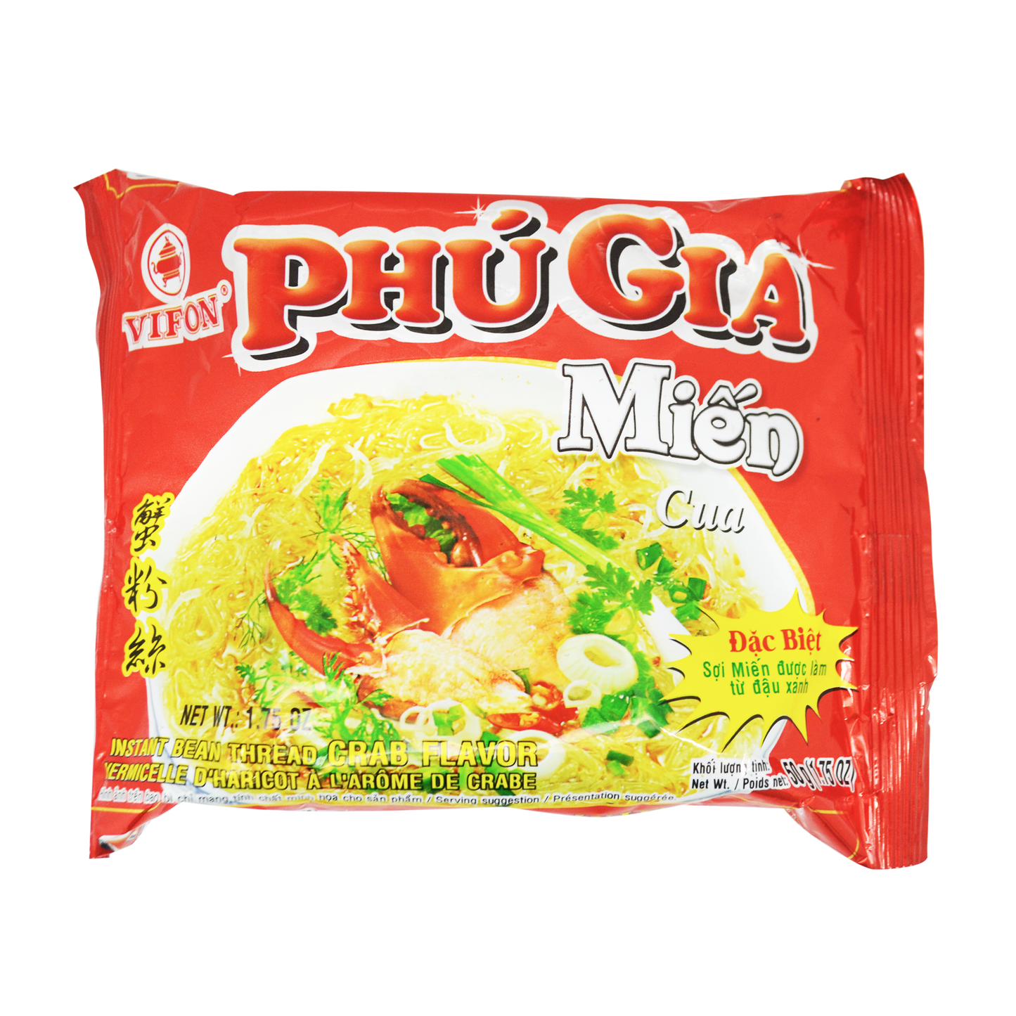 VF Miến Cua Gói / Crab Bean Verm in Bag (12x50g)