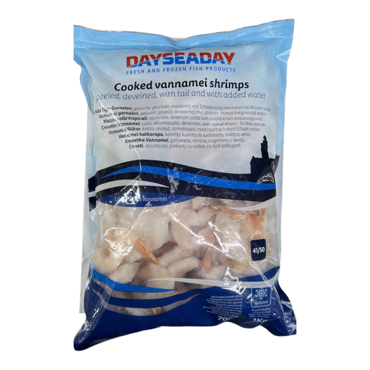 DSD Tôm Luộc 41/50 / Cooked Shrimp w Tail (1kg)