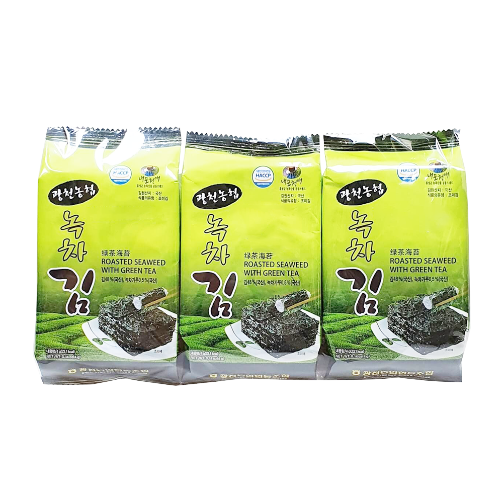 GCN Green Tea Roasted Laver 3x4g
