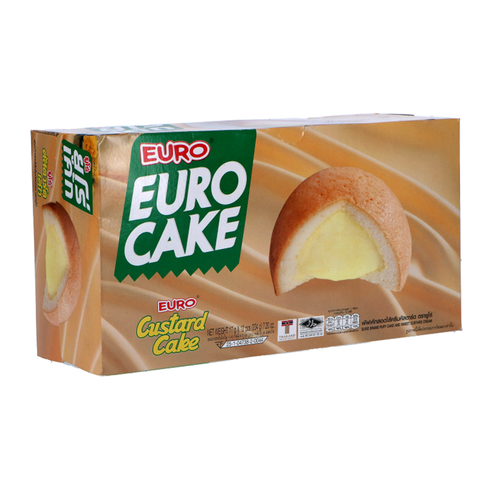 EURO Bánh Trứng Thái / Custard Cake (12x17g)