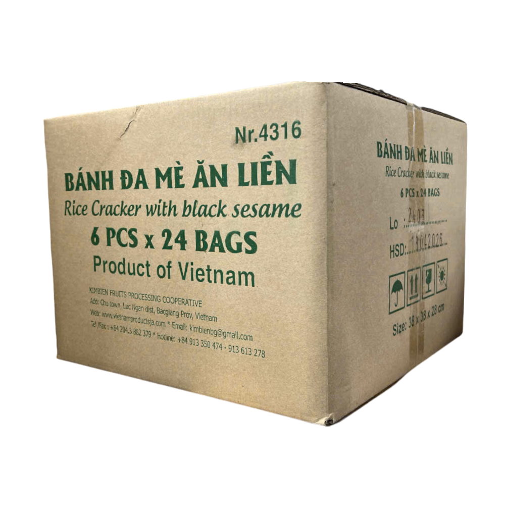 FSN B.Đa Mè Đen Ăn Liền / BS Rice Cracker (24x6pcs)