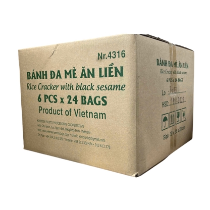 FSN B.Đa Mè Đen Ăn Liền / BS Rice Cracker (24x6pcs)