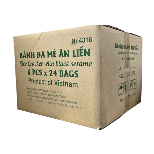 FSN B.Đa Mè Đen Ăn Liền / BS Rice Cracker (24x6pcs)