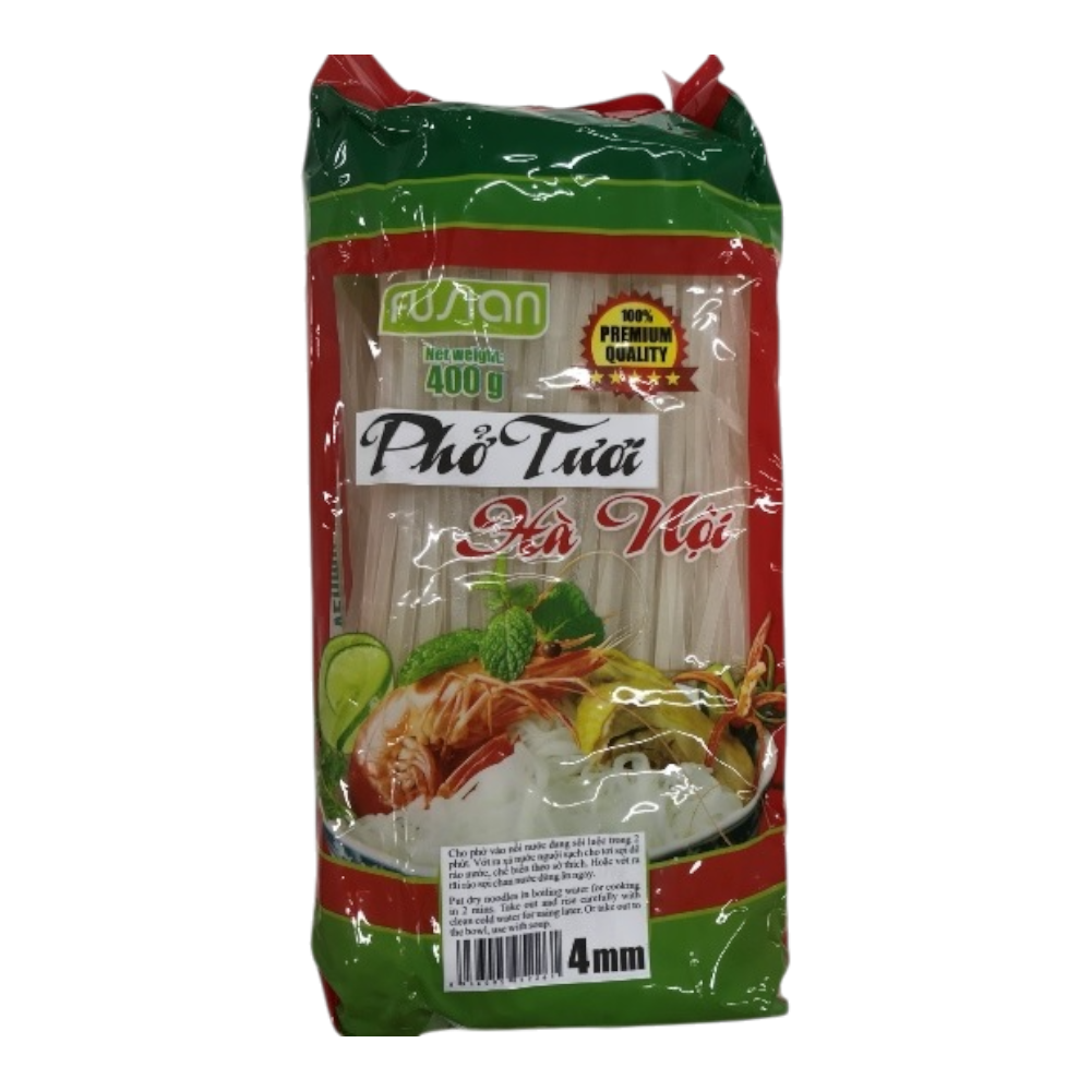 BP Phở Tươi Hanoi / Rice Noodles 4mm (400g)