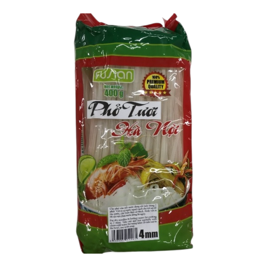 BP Phở Tươi Hanoi / Rice Noodles 4mm (400g)