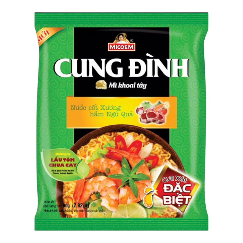 CD Mi Tom Chua Cay H&S Shrimp (85g)