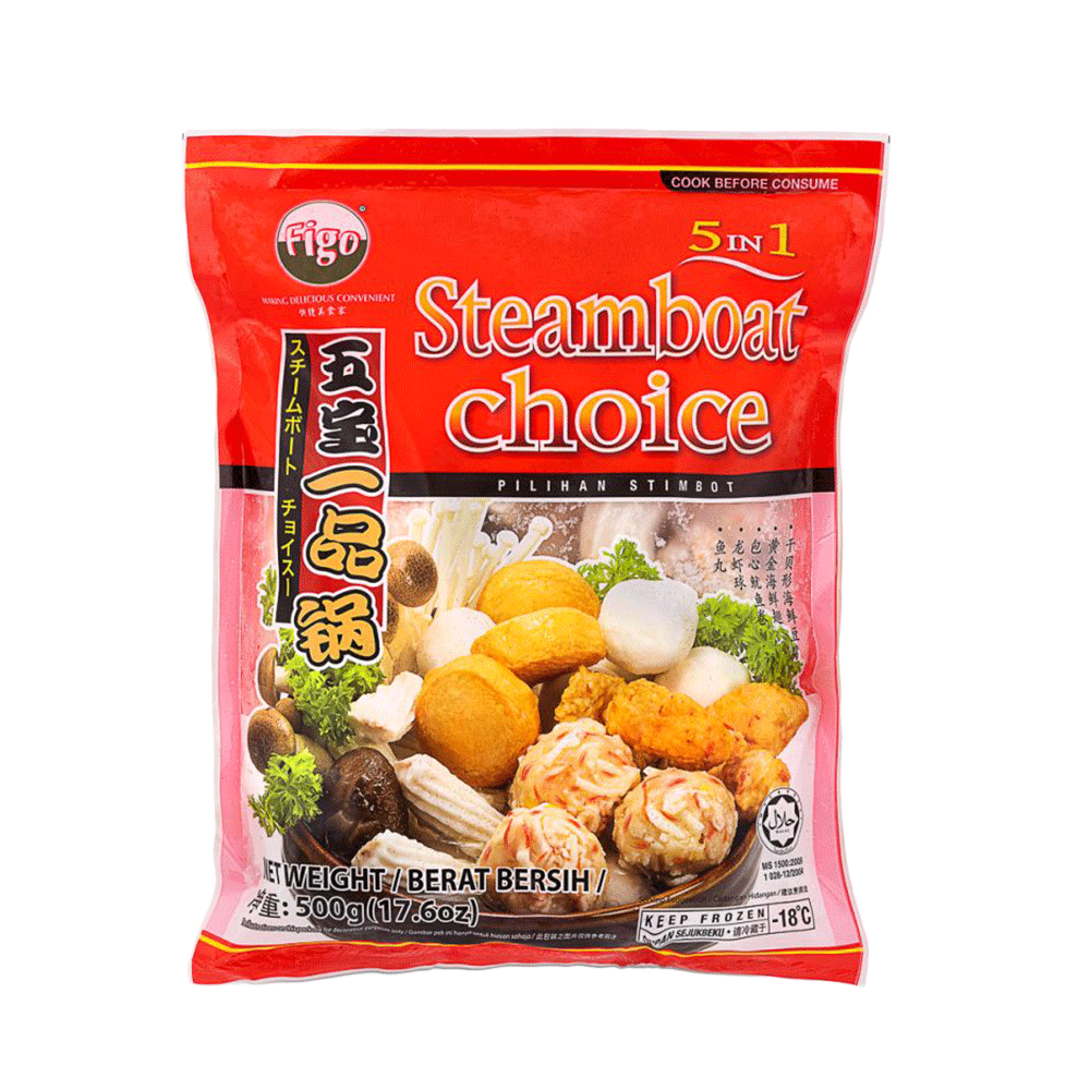 FIGO Steamboat Choice 5 in 1 / Mixed Seafood (500g)